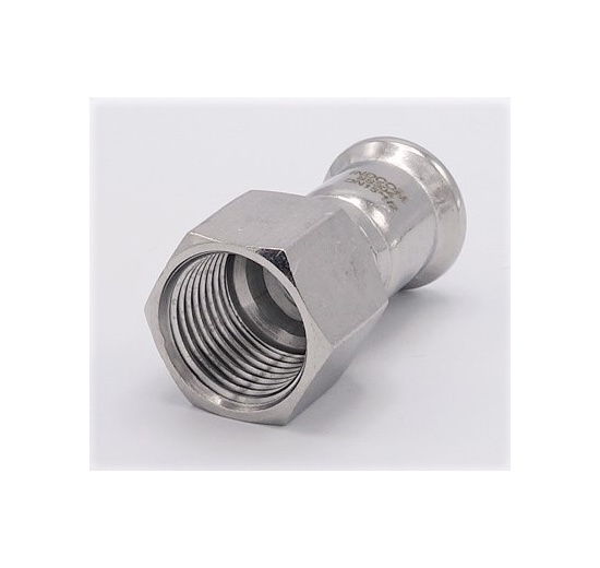 Pressing Reducer Stainless Steel / internal thread (threaded adapter) |15 mm_1/2"