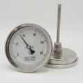All-stainless bimetallic thermometer with immersion stem 150 mm, threaded G1/2" BSP
