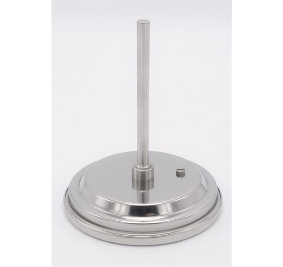 All-stainless steel bimetal thermometer with immersion shaft in well | 0-100 ℃, 100 mm