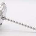 All-stainless steel bimetal thermometer with immersion shaft in well | 0-150 ℃, 150 mm