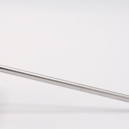 All-stainless steel bimetal thermometer with immersion shaft in well