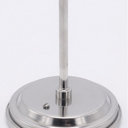 All-stainless steel bimetal thermometer with immersion shaft in well