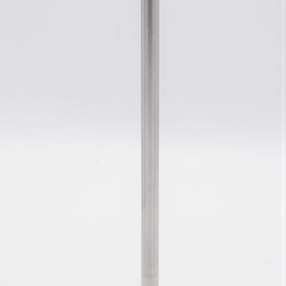 All-stainless steel bimetal thermometer with immersion shaft in well