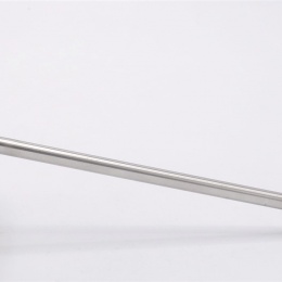 All-stainless steel bimetal thermometer with immersion shaft in well