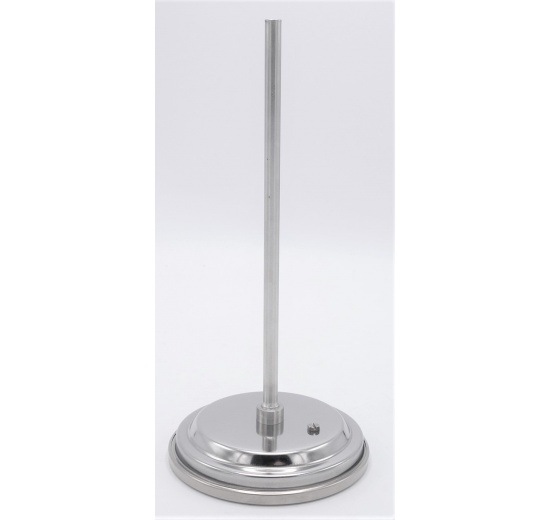 All-stainless steel bimetal thermometer with immersion shaft in well