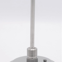 All-stainless steel bimetal thermometer with immersion shaft, threaded | 0-100℃ (1/2”) 150 mm