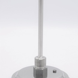 All-stainless steel bimetal thermometer with immersion shaft, threaded | 0-150℃ (1/2”) 150 mm