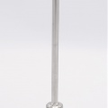 All-stainless steel bimetal thermometer with immersion shaft, threaded