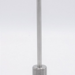 All-stainless steel thermometer, digital, solar
