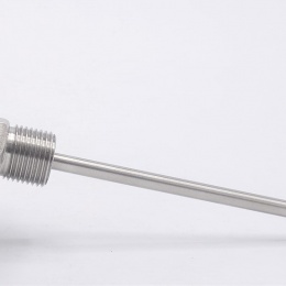All-stainless steel thermometer, digital, solar
