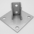 Anchor Foot Square Galvanized, Saddle Clamp