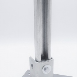 Anchor Foot Square Galvanized, Saddle Clamp