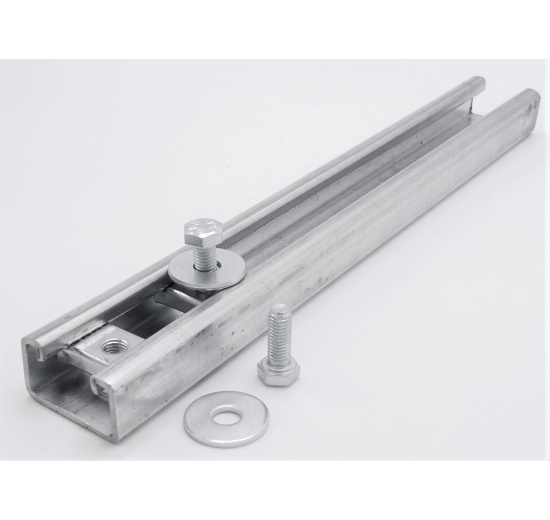 Anchor Foot Square Galvanized, Saddle Clamp