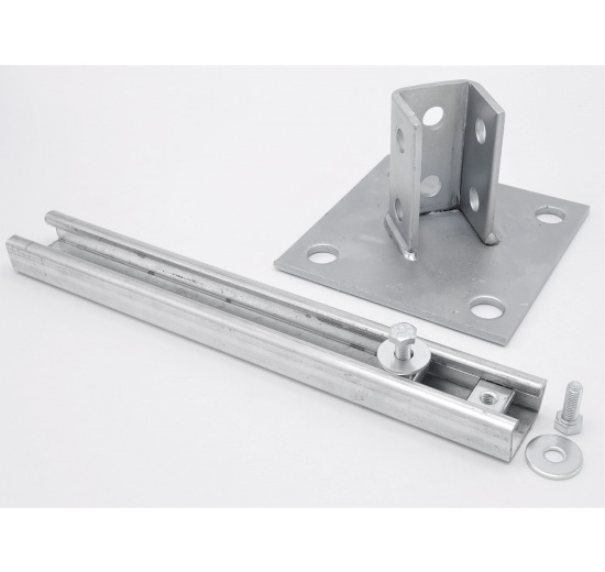 Anchor Foot Square Galvanized, Saddle Clamp