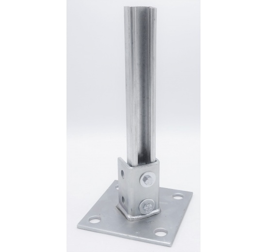 Anchor Foot Square Galvanized, Saddle Clamp