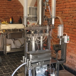 Automatic Filling and Washing Machines for filling cider to glass bottles