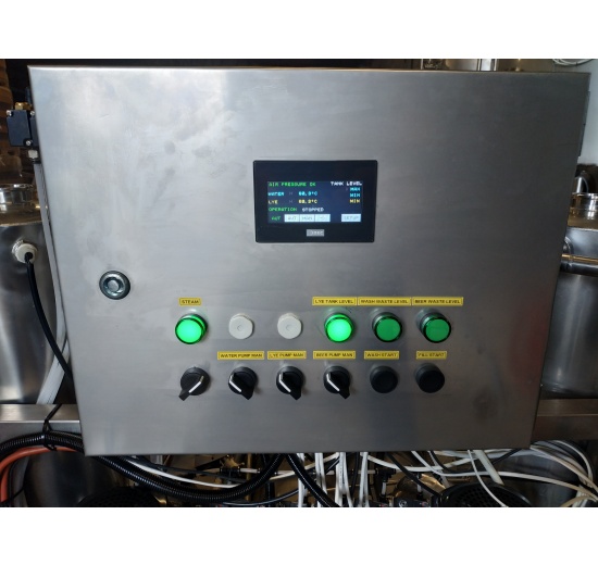 Automatic KEG Filling and Washing Machine, detail