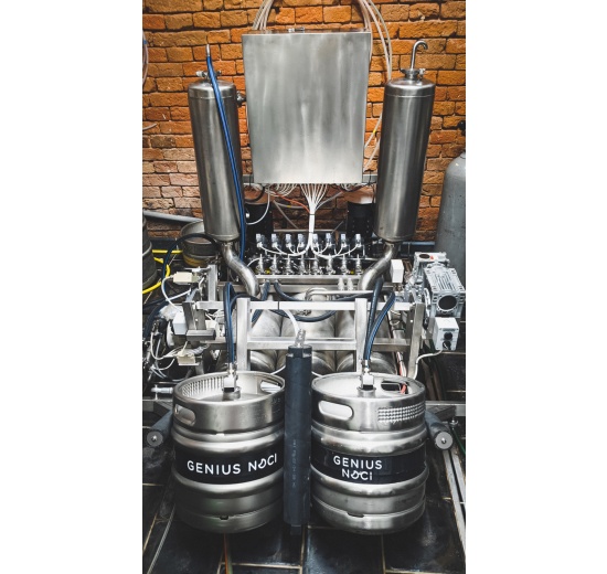 Automatic KEG Filling and Washing Machine for craft brewing