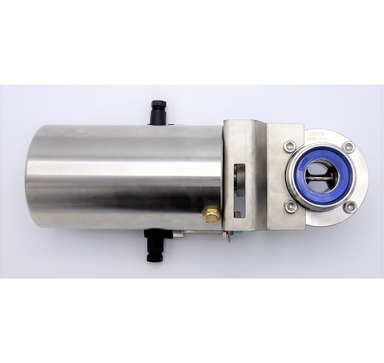 Pneumatically Operated Butterfly Valve, Threaded, type G-G | DN25