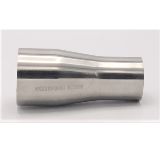 geschweißte Reduzierung, lang DN 50/40, edelstahl