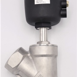 Pneumatically-operated Valves, Angle Seat - 45° G-thread 2"