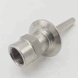 Stainless steel thermometer well | 100 mm (1/2") CLAMP DN25