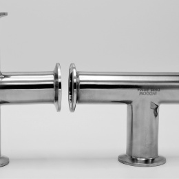 T Piece, clamp DN32, stainless steel