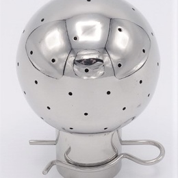 Fixed Cleaning Ball, on Split Pin, Ball Diameter 53 mm | 23/25,5 mm, Ball Diameter 52 mm, hole 1,3 mm