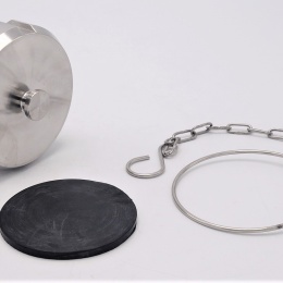 Union Blank Nut Standard SMS DN51, stainless steel sanitary fitting