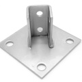 Anchor Foot Square Galvanized, Saddle Clamp