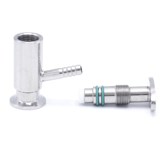 Stainless steel sampling valve CLAMP  Stainless steel valves and fittings Food and Beverage Applicat