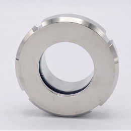 Union sight glass, welded S-S DN50 (52x1.5mm), stainless steel, borosilicate glass