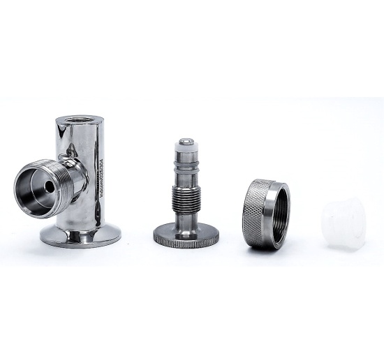 Level Indicator with Sampling Valve, Clamp | DN25