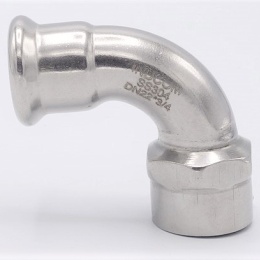 Elbow 90°, Press Fittings, F/internal thread 22 mm_3/4"