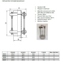 Data sheet Straight sight glass, welded type S-S | DN40 (40x1.5mm)