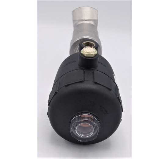 Pneumatically-operated Valves, Angle Seat - 45° G-thread 1"