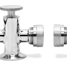 Level Gauge Clamp Connection, upper and bottom part