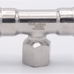 T-kus, lisovací F/F(závit vnitřní)/F 22_1/2"_22