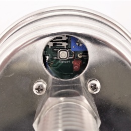 All-stainless steel thermometer, digital, solar