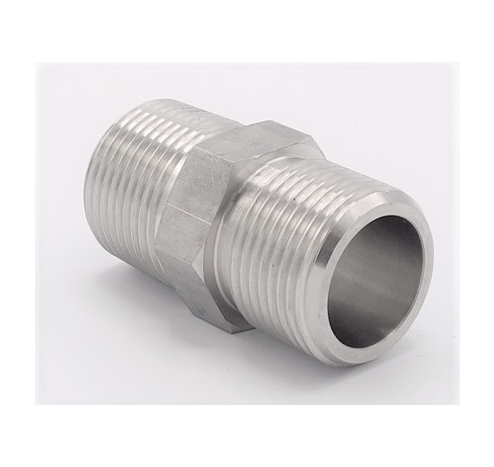 stainless steel Threaded adapter NPT / G_ M/M |1/2"x1/2"