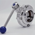 Stainless steel butterfly valve, welded type S-S DN65