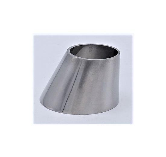 Eccentric reducer, welding, short DN50/32, stainless steel