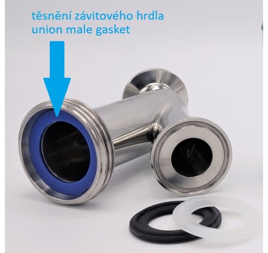 Spare gasket for Union Male for Y filter DN25/ silicone, DN40