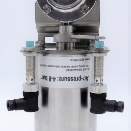 Pneumatically Operated Butterfly Valve, CLAMP DN25