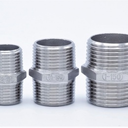 Barrel Nipple With Hexagon / type 340