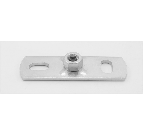 Base plate galvanized | M8, anchor and montage system