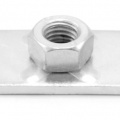 Base Plate With Nut Galvanized