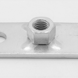 Base Plate With Nut Galvanized