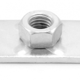 Base Plate With Nut Galvanized