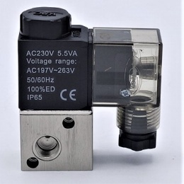 Pilot Solenoid Valve 3/2, G 1/8", AC230V